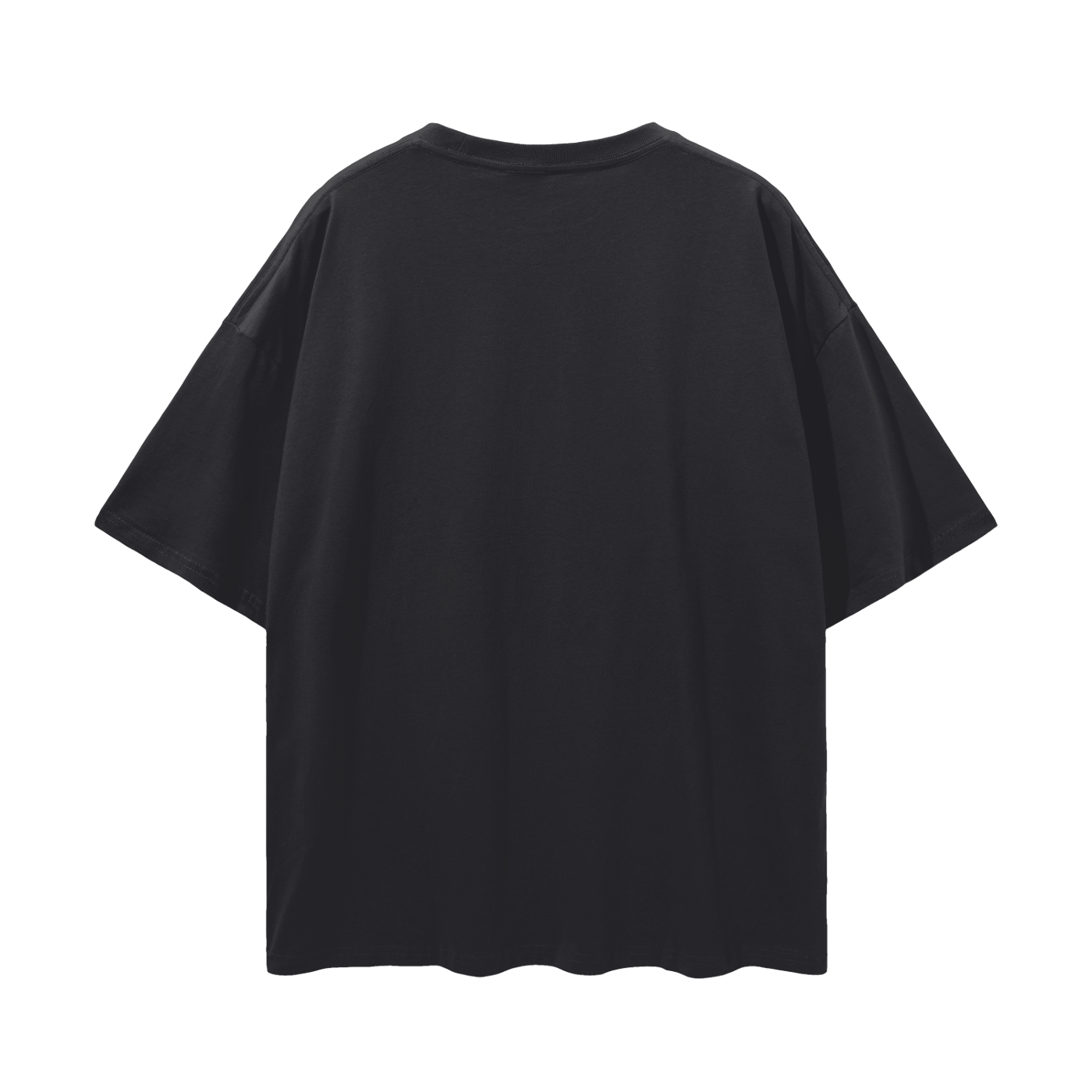 Mentzer Drop Shoulder T-shirt - Grey & White