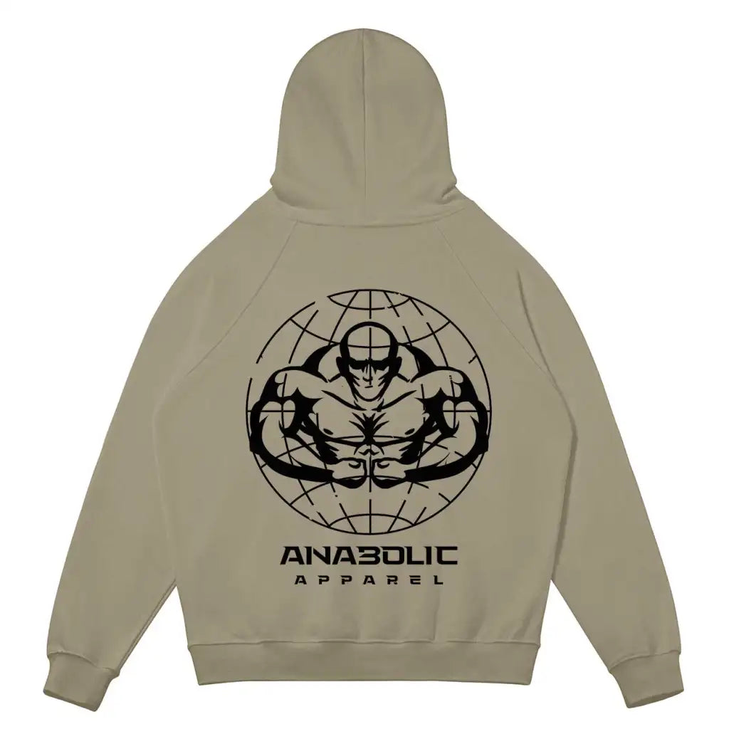 Anabolic Hoodie - Black Logo (high-key)