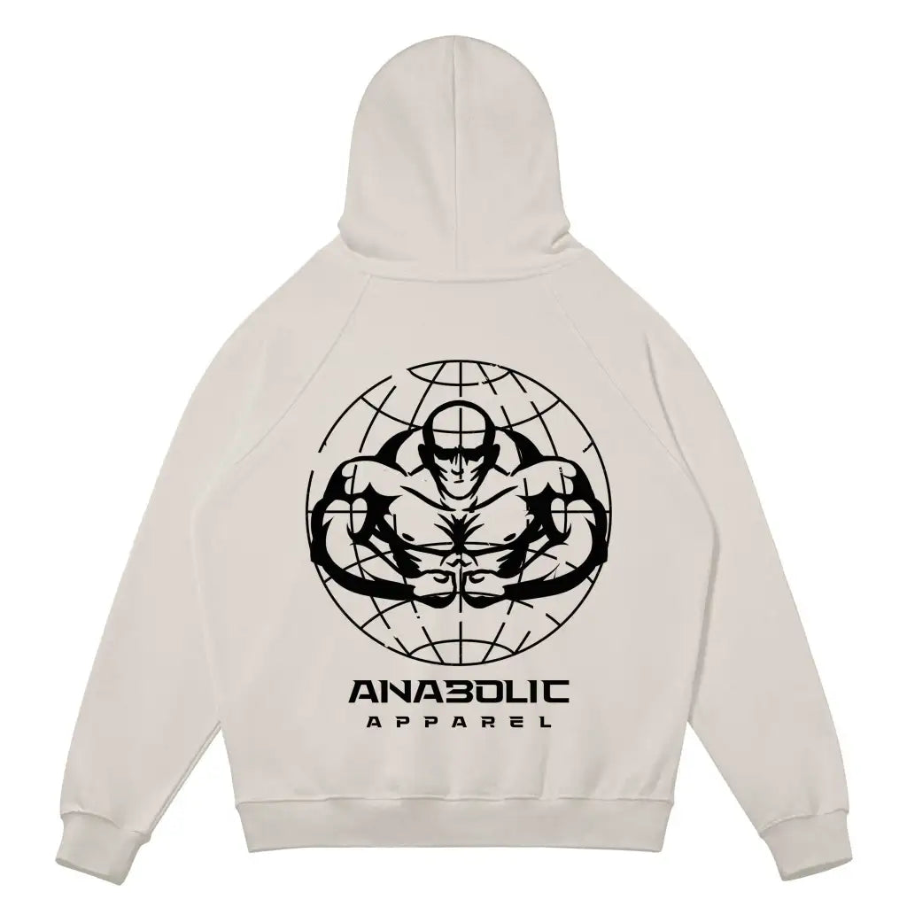 Anabolic Hoodie - Black Logo (high-key)