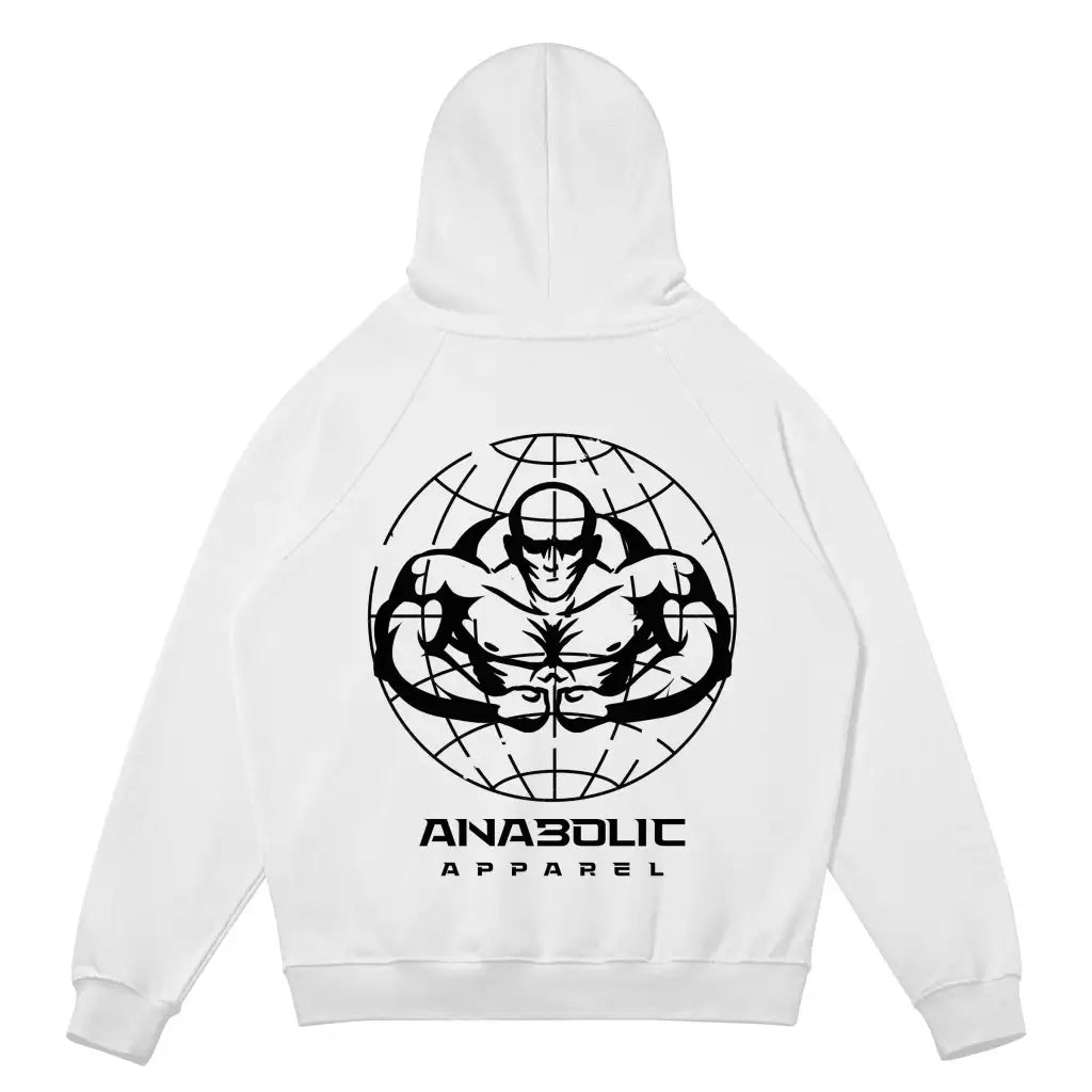 Anabolic Hoodie - Black Logo (high-key)