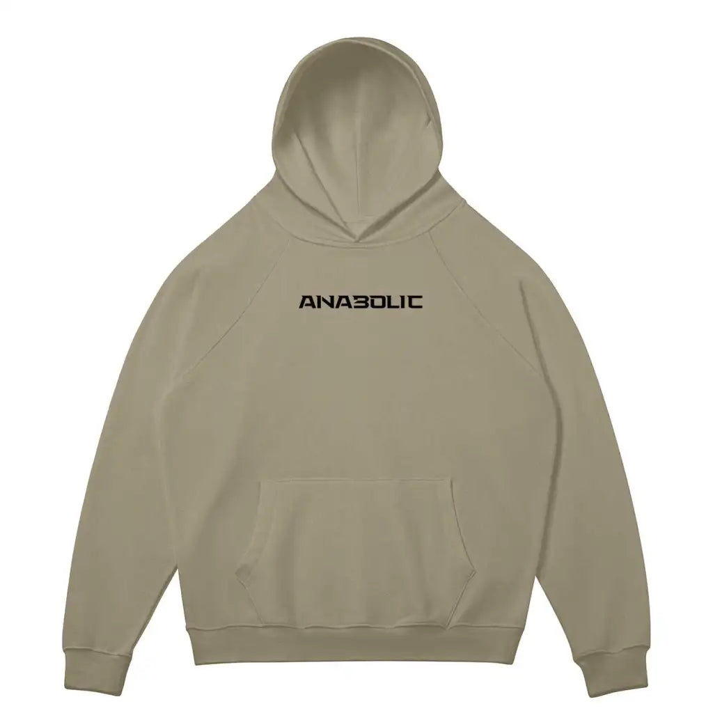 Anabolic Hoodie - Black Logo (high-key) - Camel / s