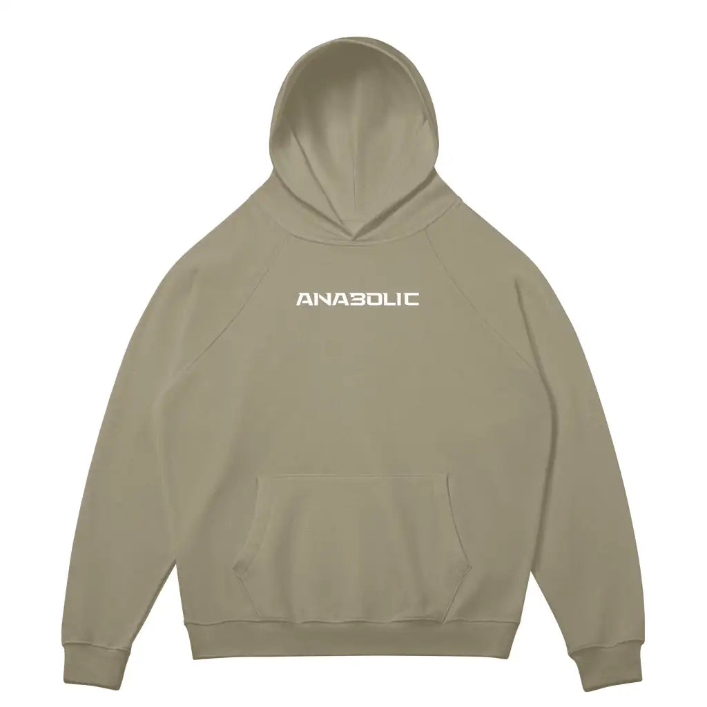 Anabolic Hoodie - White Logo (high-key) - Camel / s