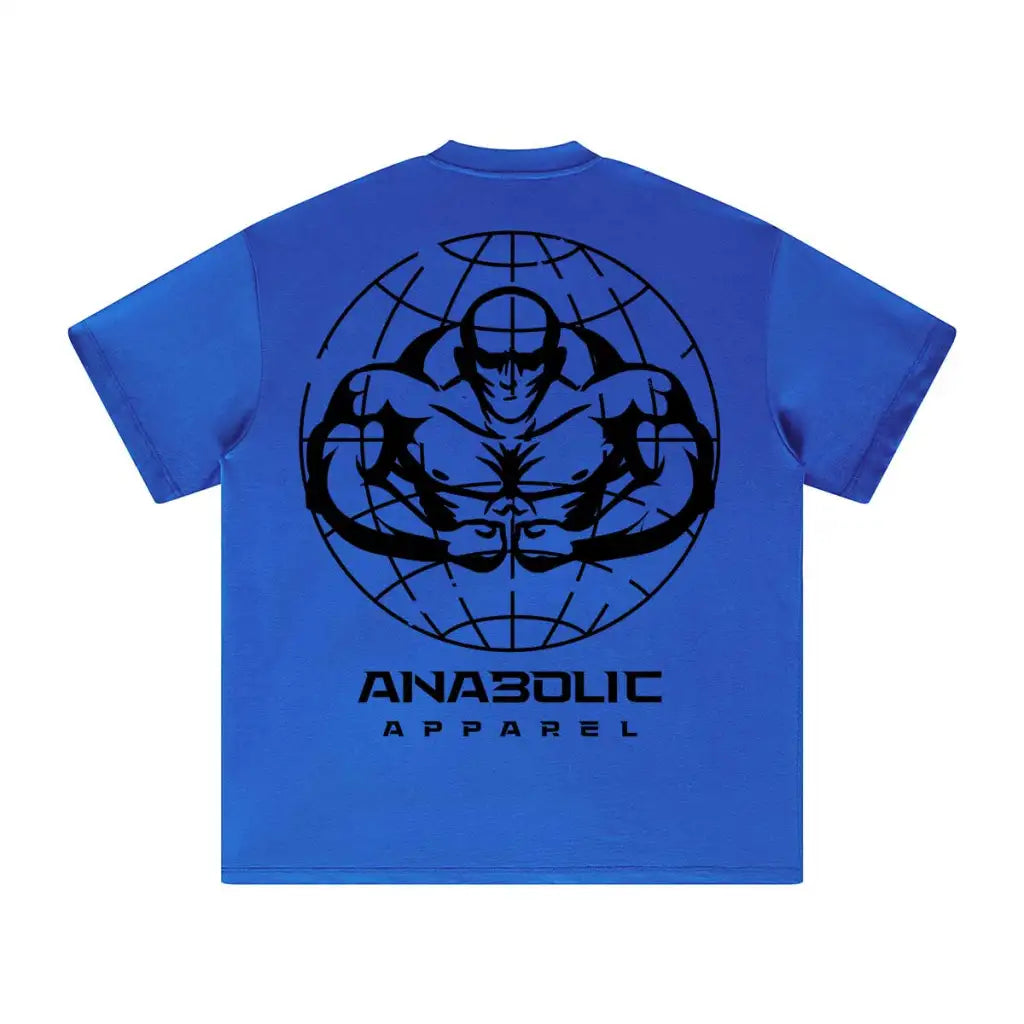 Anabolic Oversized Heavyweight T-shirt - Black Logo (high-key)