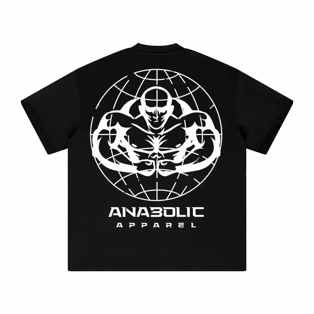 Anabolic Oversized Heavyweight T-shirt - White Logo (high-key)