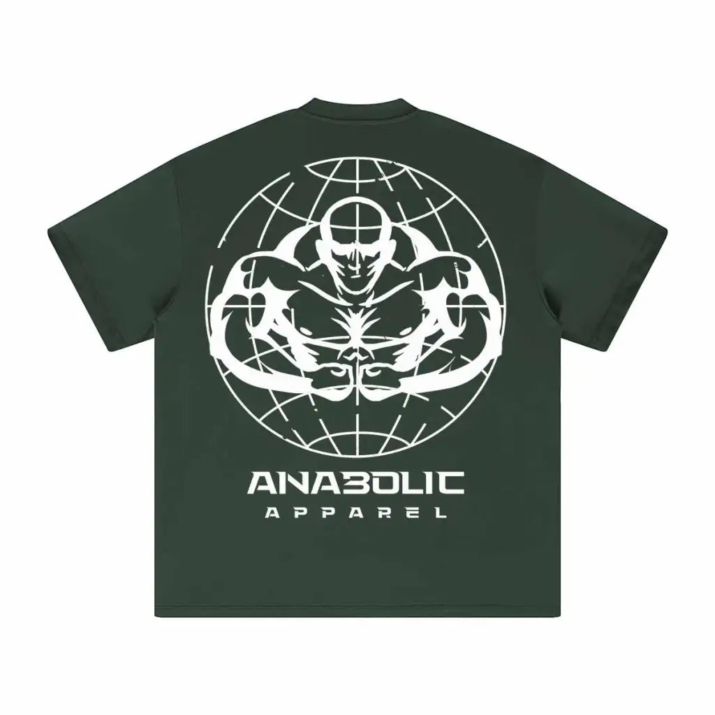 Anabolic Oversized Heavyweight T-shirt - White Logo (high-key)