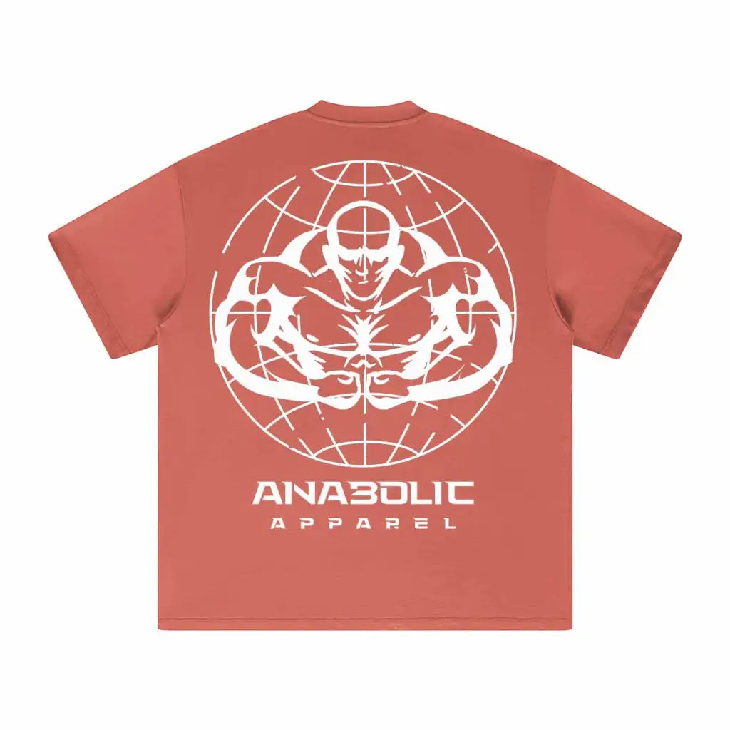 Anabolic Oversized Heavyweight T-shirt - White Logo (high-key)