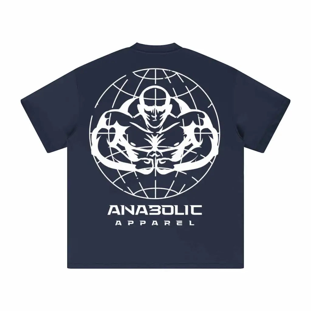 Anabolic Oversized Heavyweight T-shirt - White Logo (high-key)