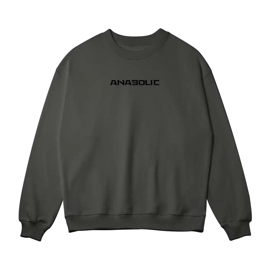 Anabolic Pump Cover - Black Logo (high-key) - Charcoal Gray / s