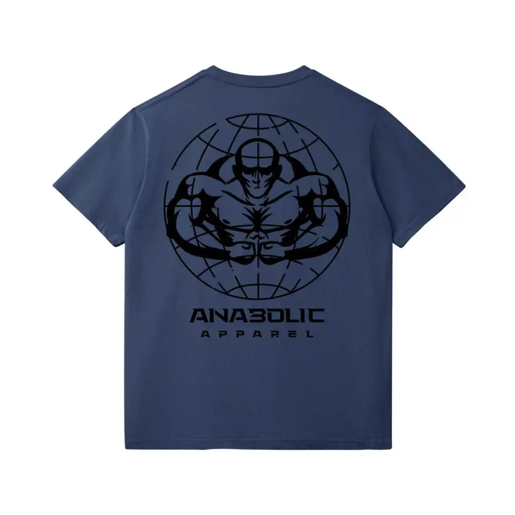 Anabolic Slim Fit Heavyweight T-shirt - Black Logo (high-key)