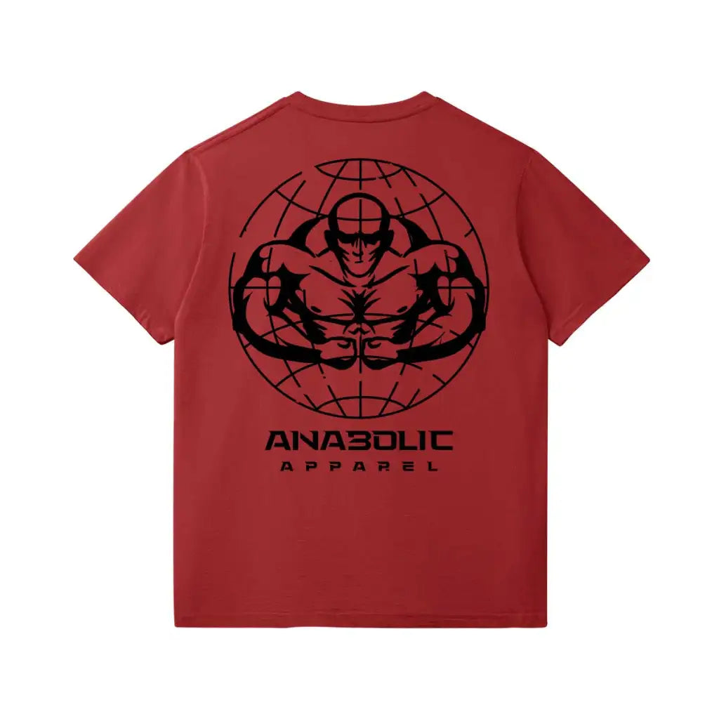 Anabolic Slim Fit Heavyweight T-shirt - Black Logo (high-key)
