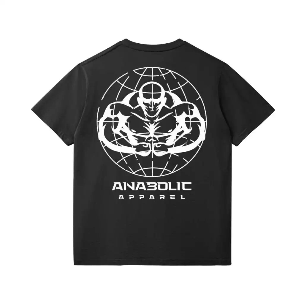 Anabolic Slim Fit Heavyweight T-shirt - White Logo (high-key)