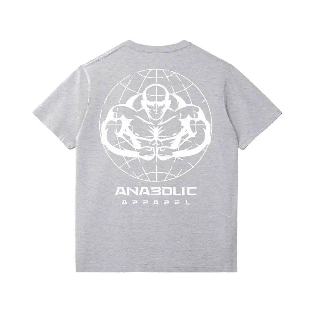 Anabolic Slim Fit Heavyweight T-shirt - White Logo (high-key)