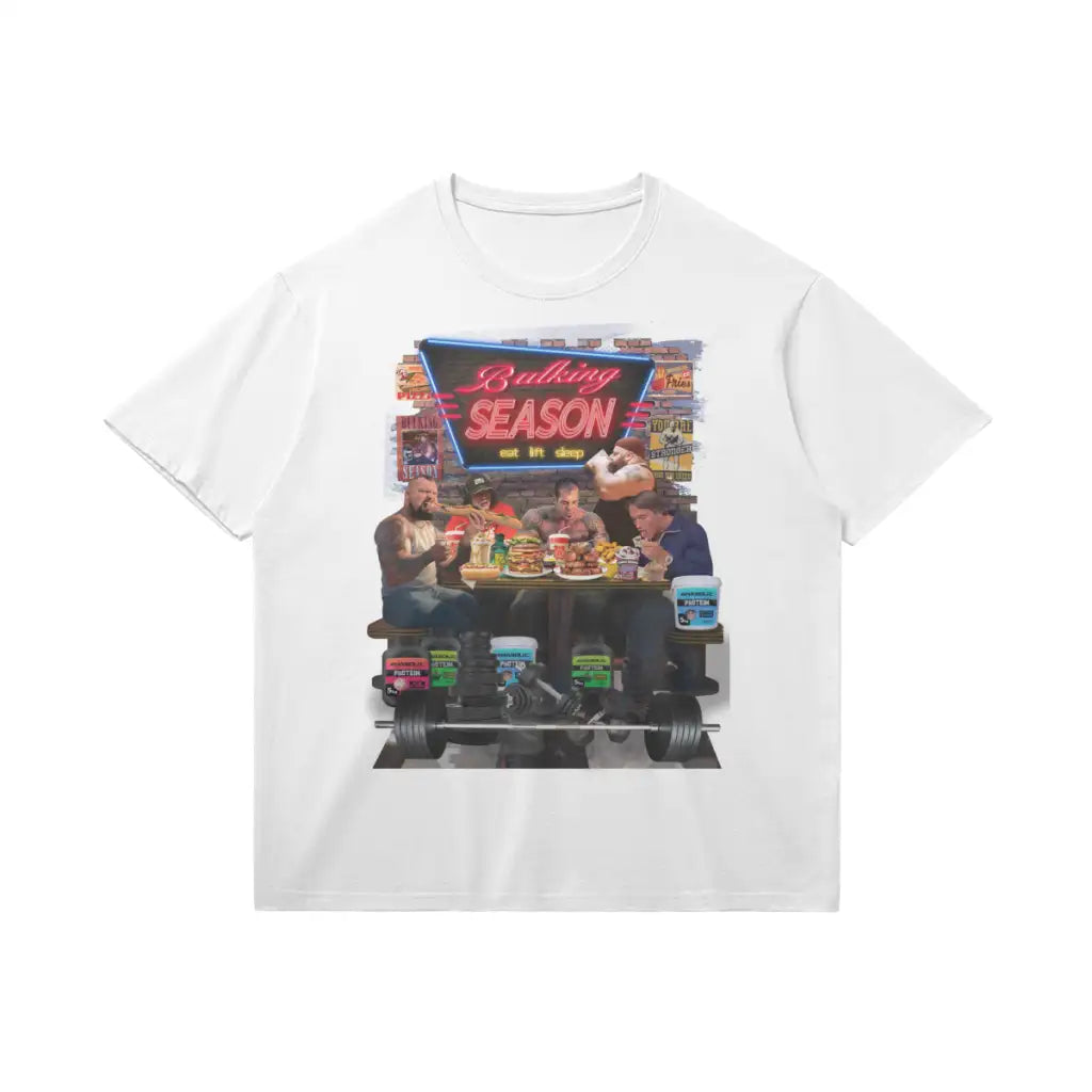 Bulking Season | T - shirt - White / Xs