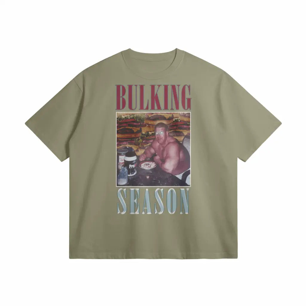 Bulking Season V1 | Oversized Heavyweight T-shirt - Artichoke / Xs