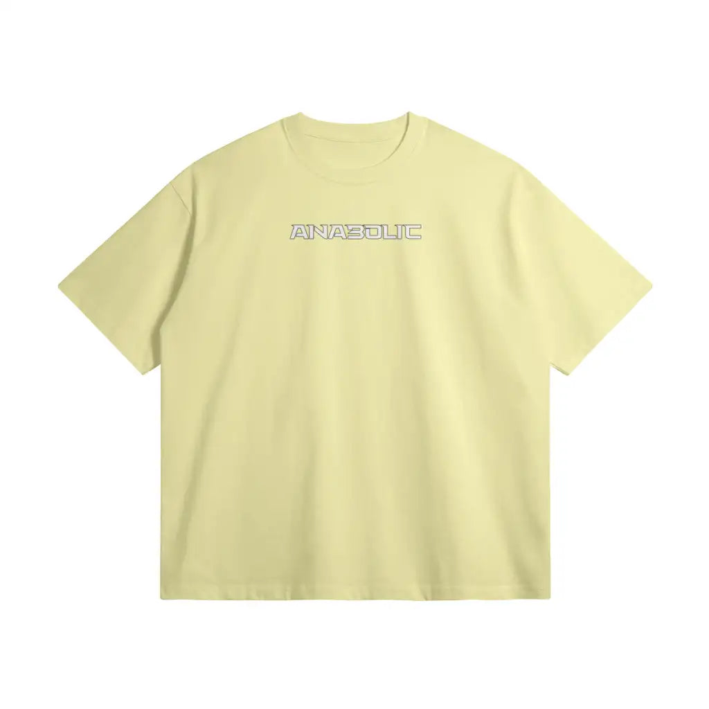 High Key | Oversized Heavyweight T - shirt - Pale Goldenrod / Xs