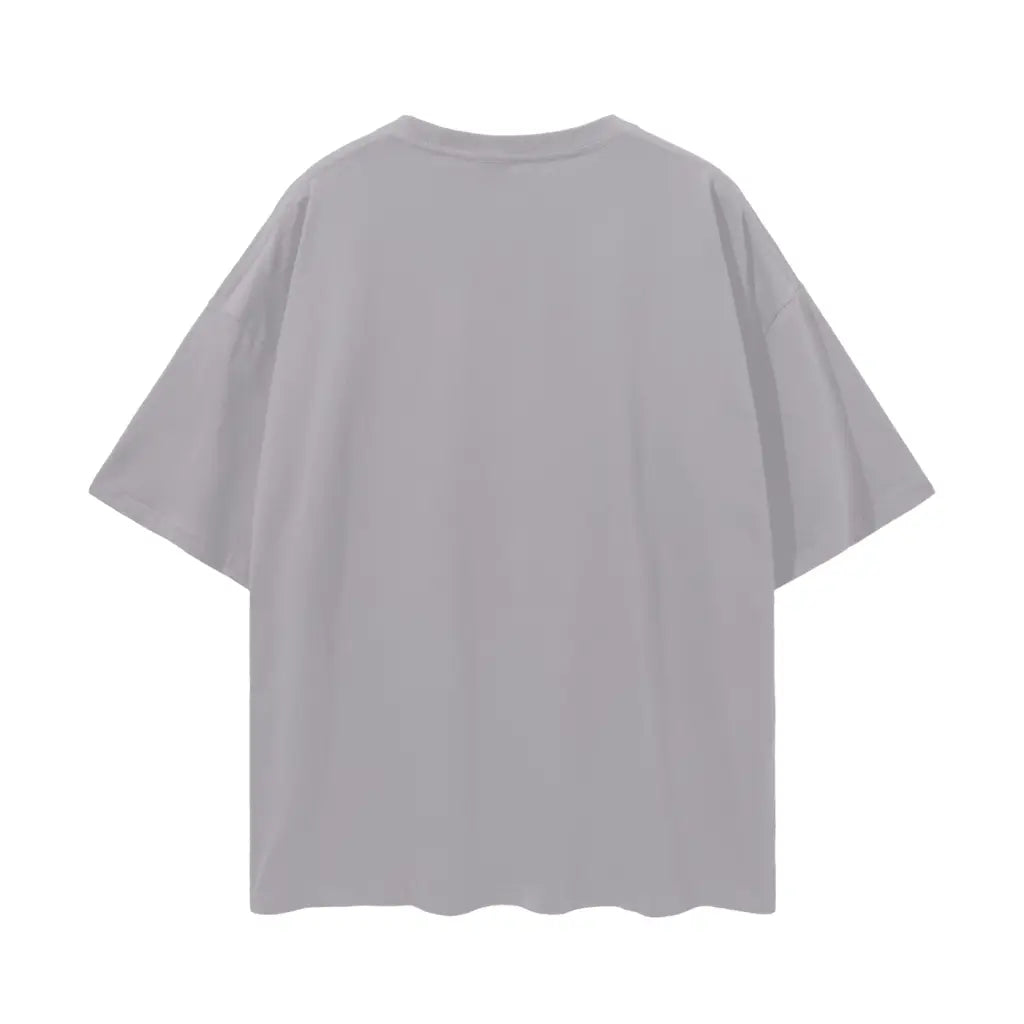Mentzer Drop Shoulder t Shirt Grey & Red