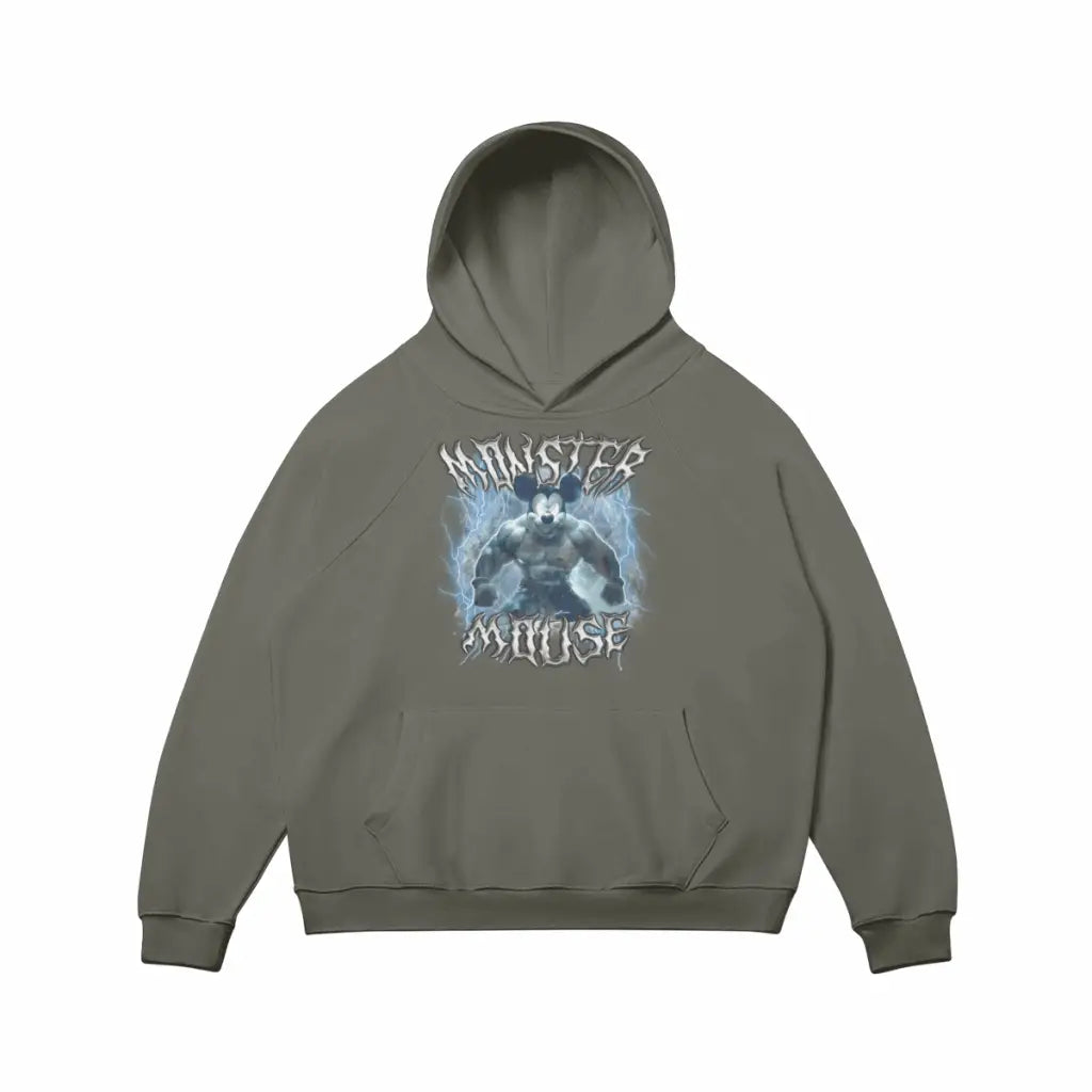 Monster Mouse | Hoodie - Charcoal Grey / s