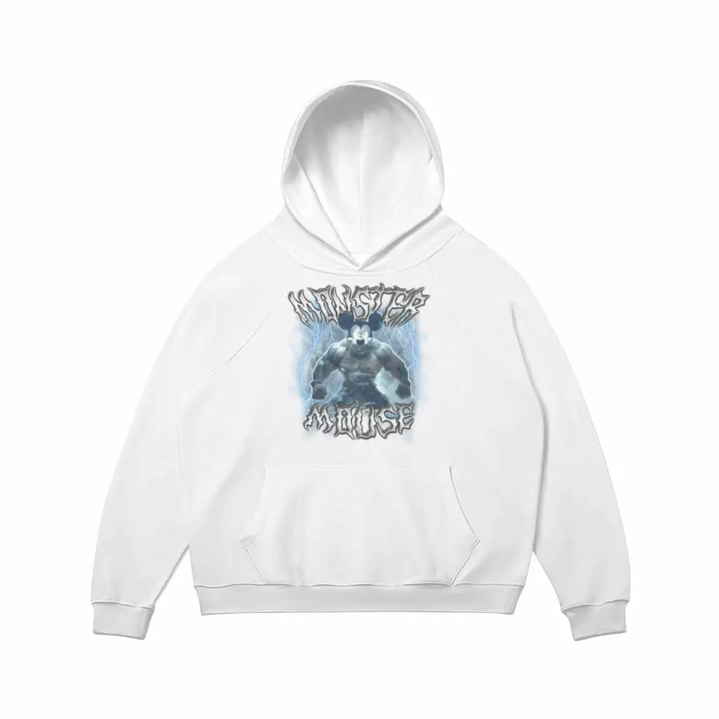 Monster Mouse | Hoodie - White / s