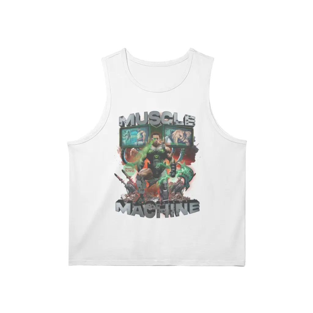 Muscle Machine | Tank Top - White / s