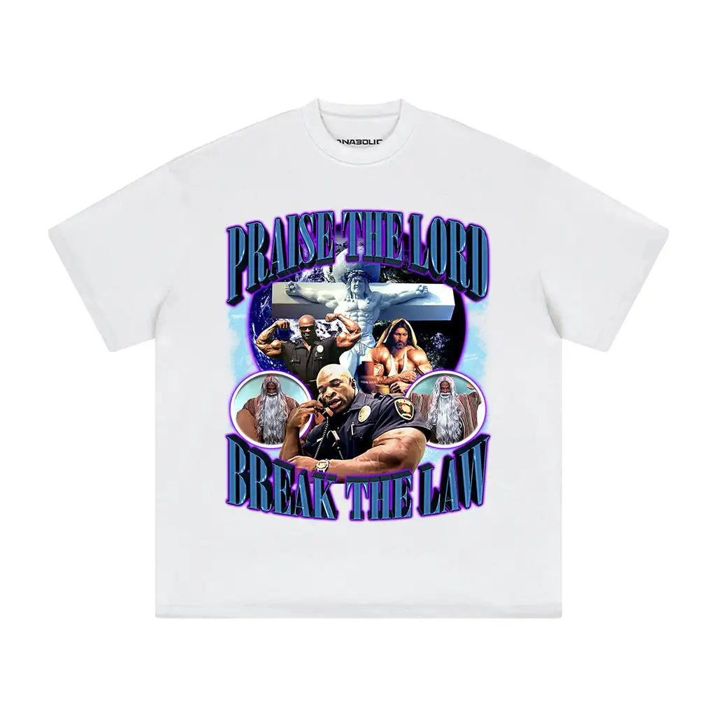 Praise 2000s Oversized Heavyweight T-shirt - White / Xs