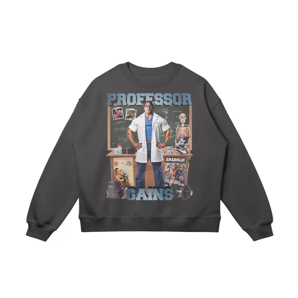 Professor Gains | Pump Cover - Charcoal Gray / s