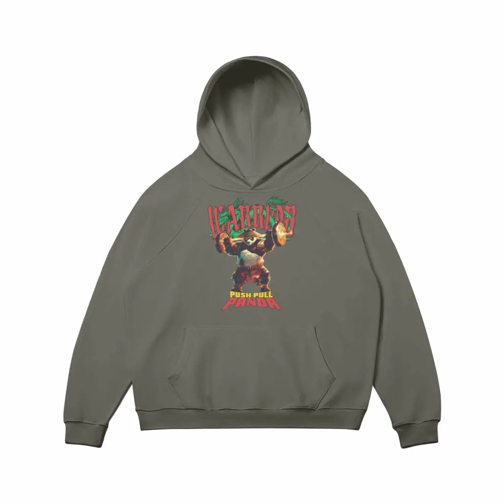 Push Pull Panda | Hoodie - Charcoal Grey / s