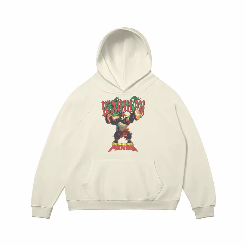 Push Pull Panda | Hoodie - Rice Apricot / s