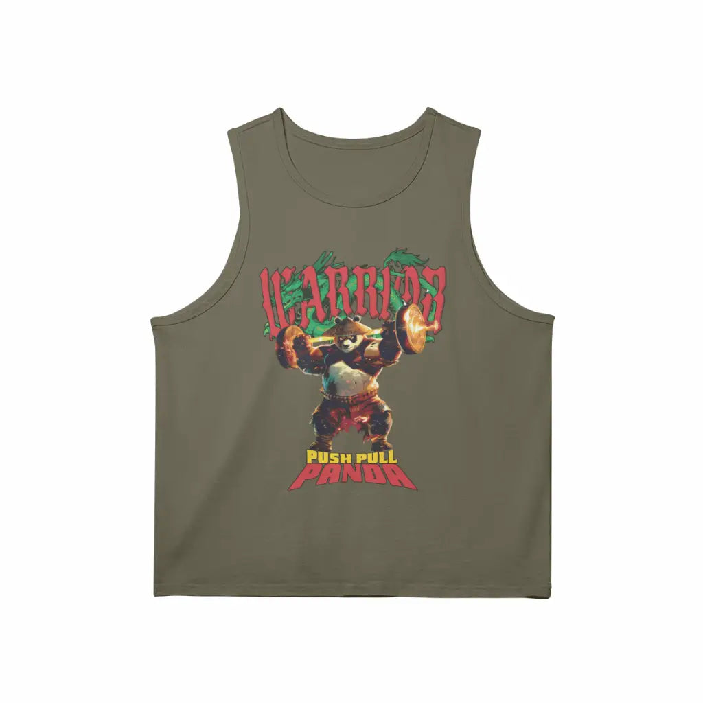 Push Pull Panda | Tank Top - Camel / s