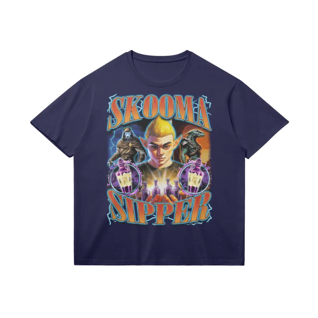 Skooma Sipper | T-shirt - Dark Navy / Xs