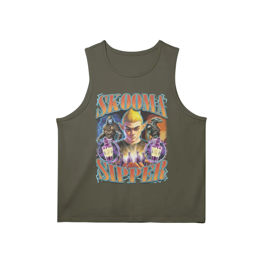 Skooma Sipper | Tank Top Charcoal Grey / s