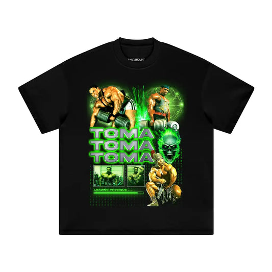 Toma | Oversized Heavyweight T - shirt - Black / Xs
