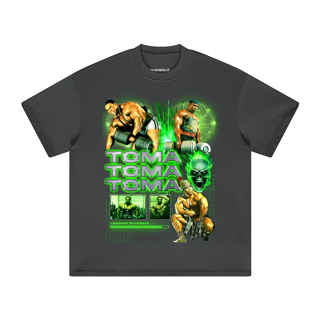Toma | Oversized Heavyweight T - shirt - Carbon Gray / Xs
