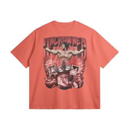 Uncrowned S1 | Mm | Oversized Heavyweight T - shirt - Salmon / Xs