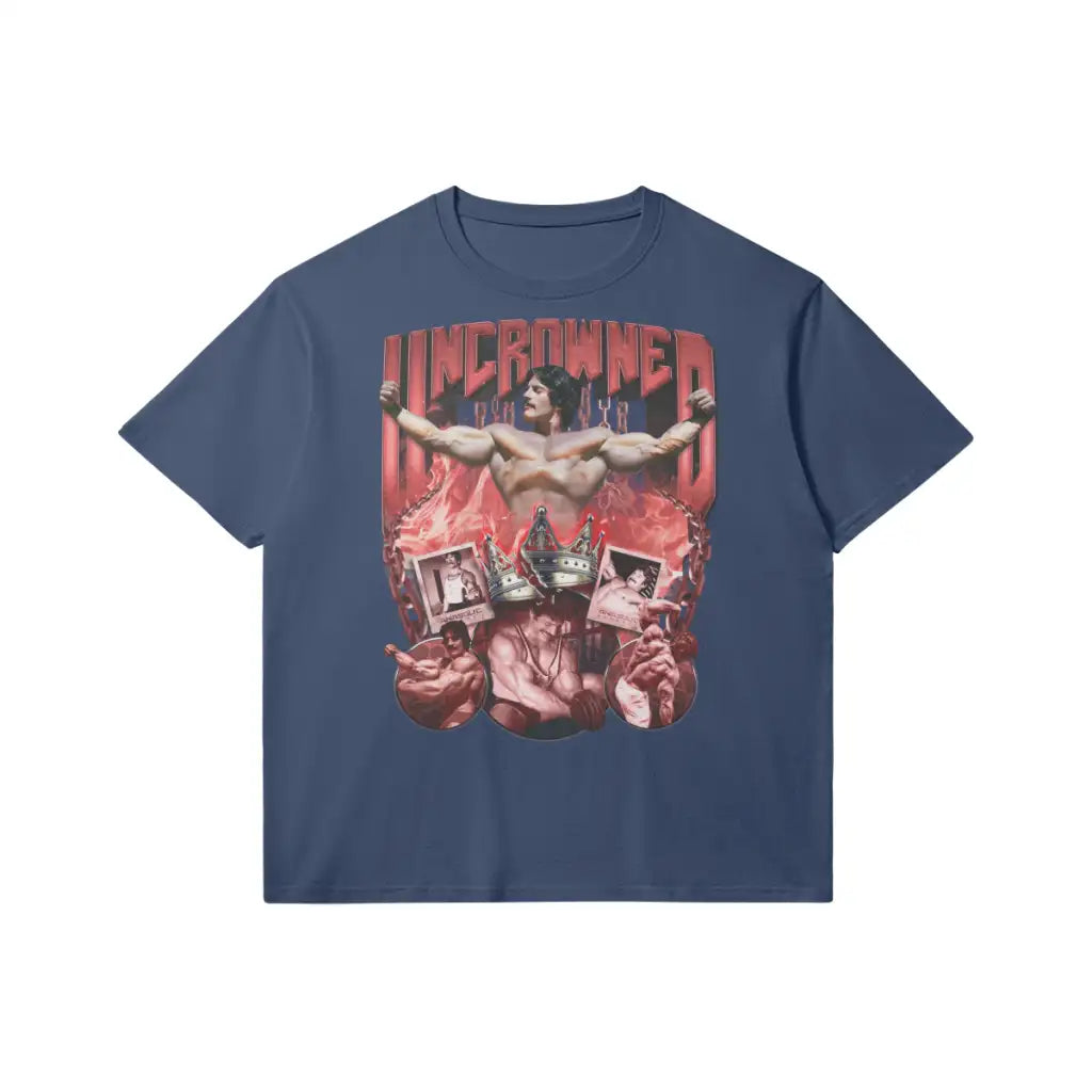 Uncrowned S1 | Mm Slim Fit Heavyweight T - shirt - Dark Navy / Xs