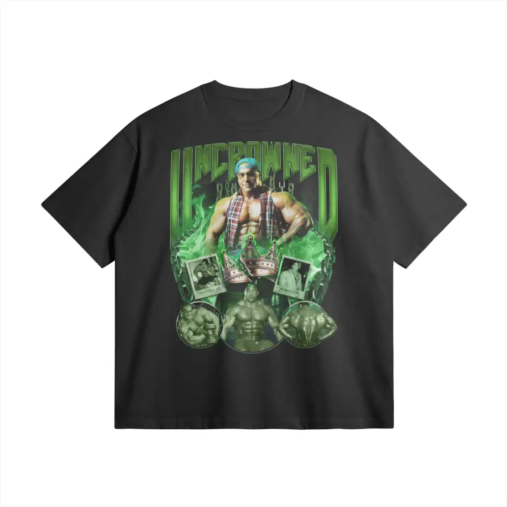 Uncrowned S1 | Ns | Oversized Heavyweight T-shirt - Black / Xs