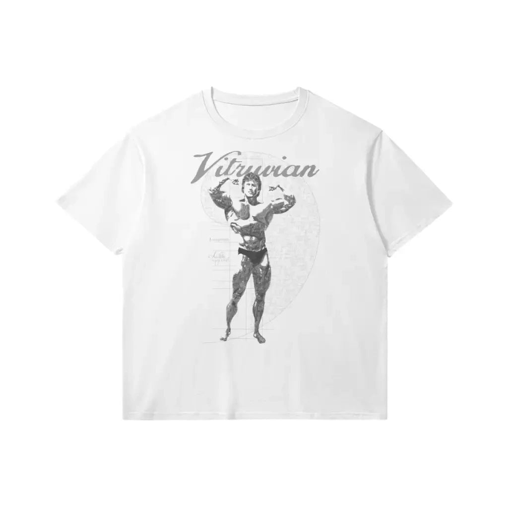 Vitruvian | Slim Fit Heavyweight T-shirt - White / Xs