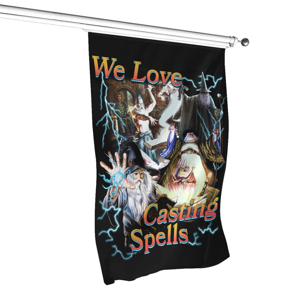 We Love Casting Spells | Flag - s