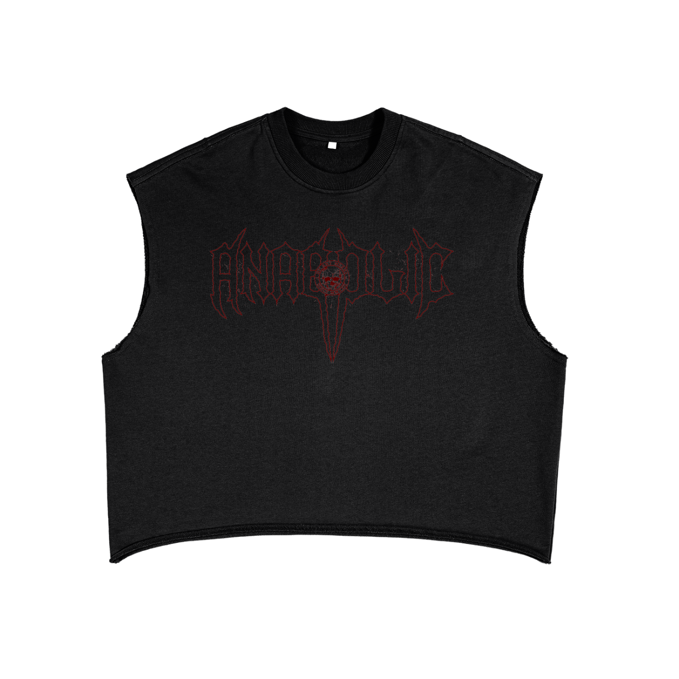 HELLFIRE - Retro Tank (Crimson Red Print)