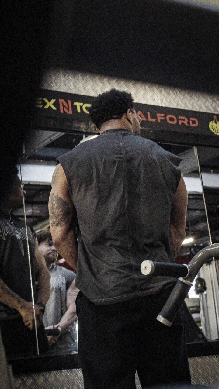 HELLFIRE - Cut-Off Tank (White Print)