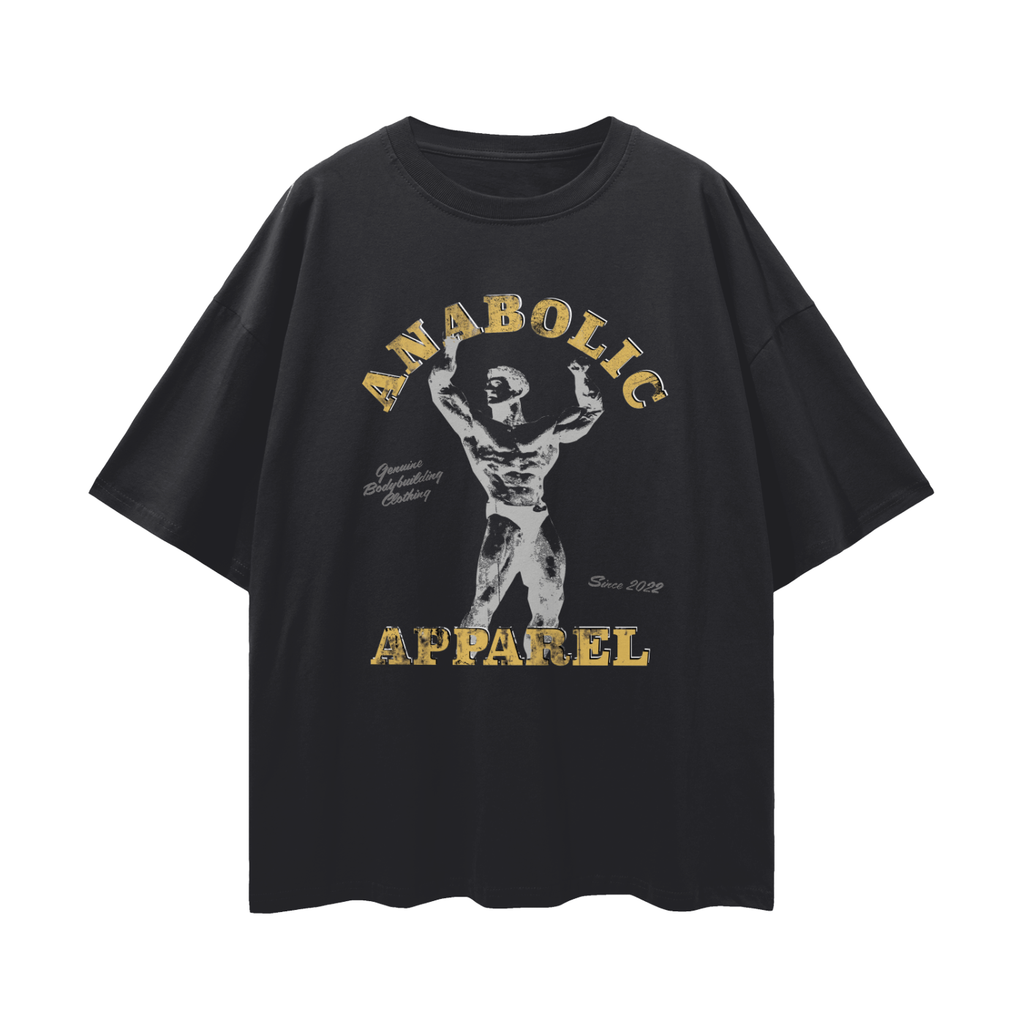 Mentzer Drop Shoulder T-shirt - Yellow & White - Black Beauty / s