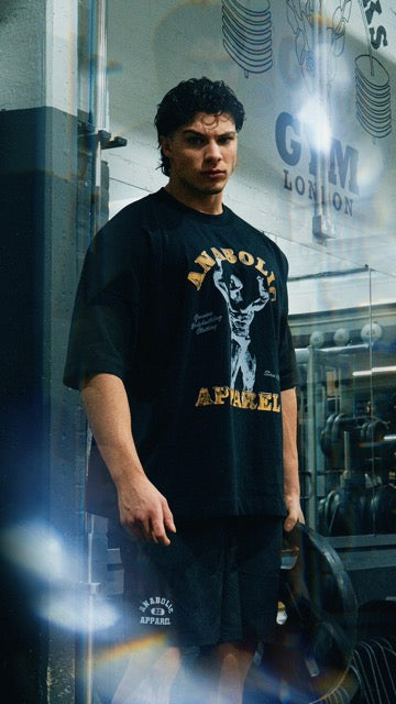 Mentzer Drop Shoulder T-shirt - Yellow & White