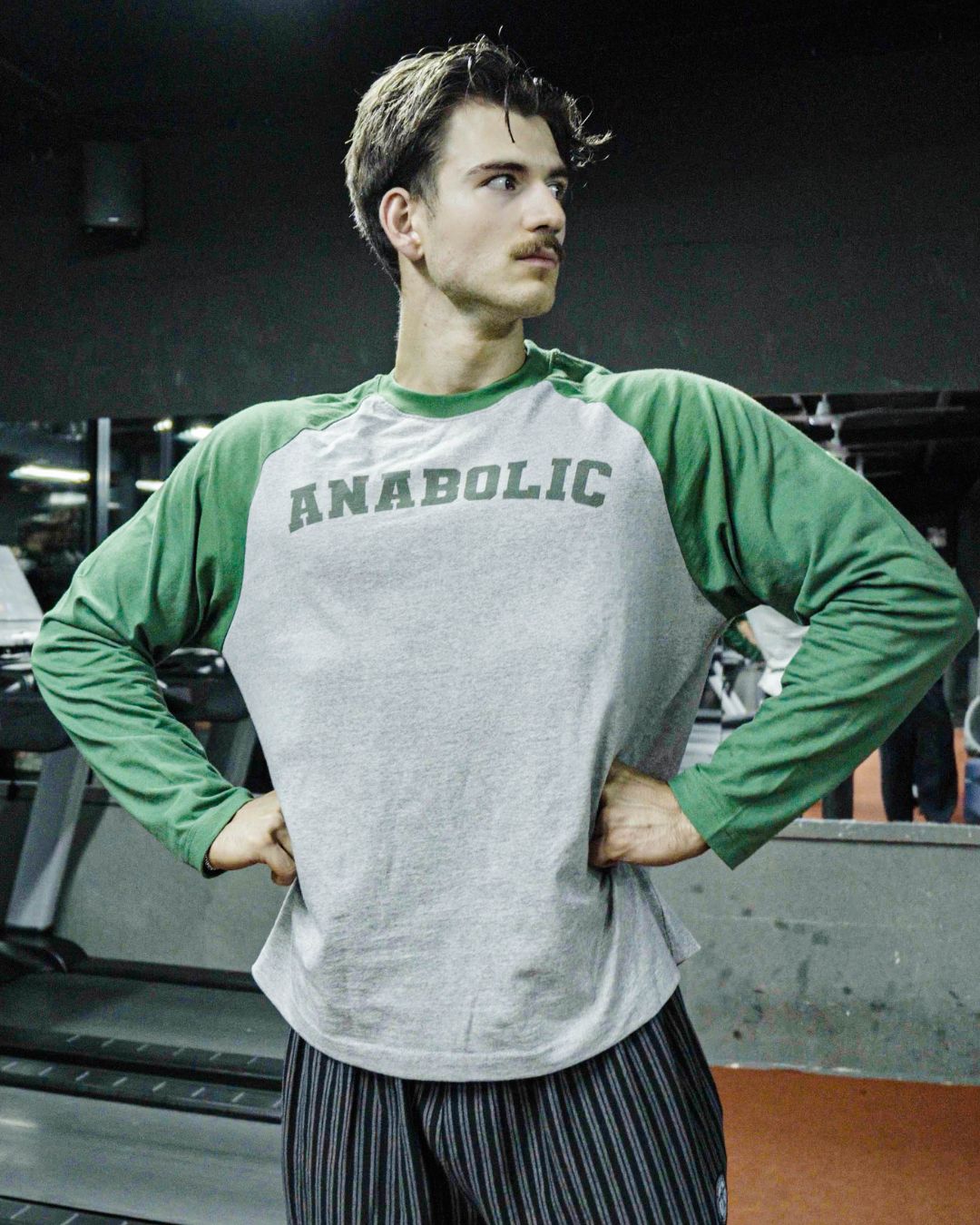 Golden Era Long Sleeve - Green & Grey