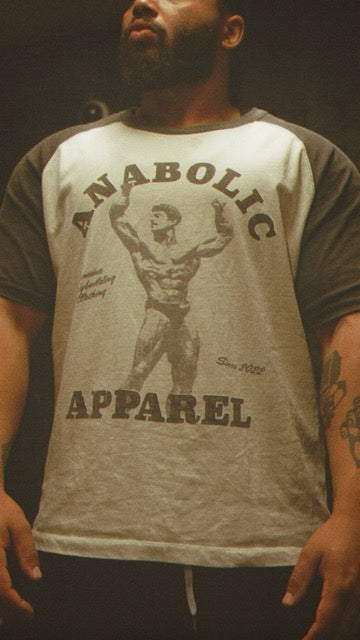 Mentzer Retro T-shirt - Black & Sand