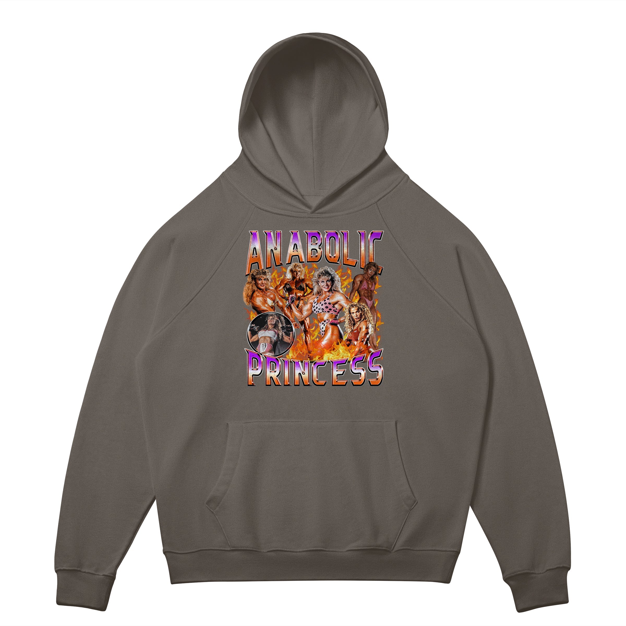 Anabolic Princess | Hoodie - Charcoal Grey / s