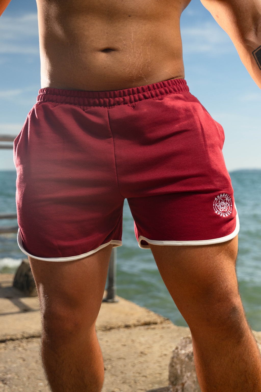 Golden Era Shorts - Red