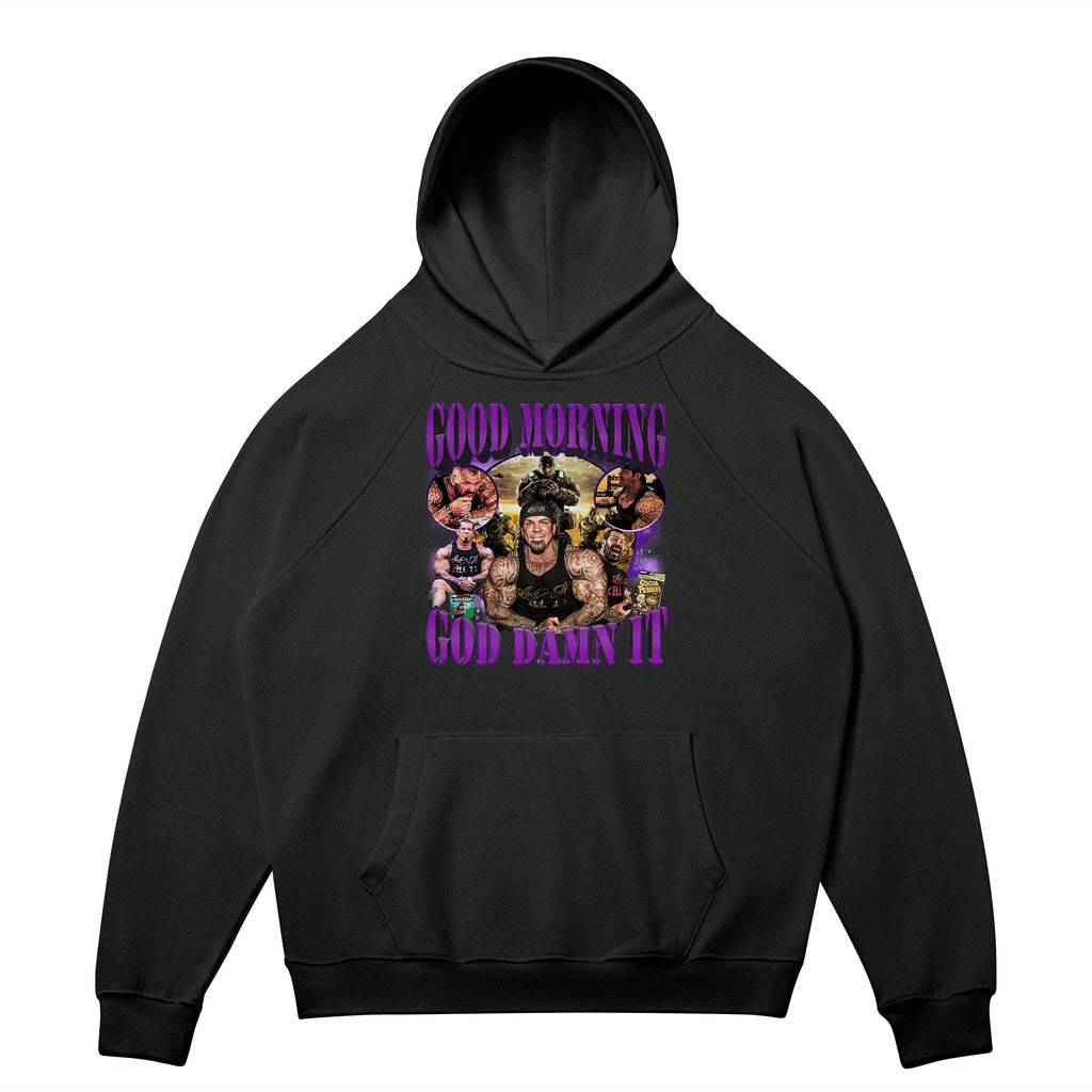 Good Morning | Hoodie - Black / s