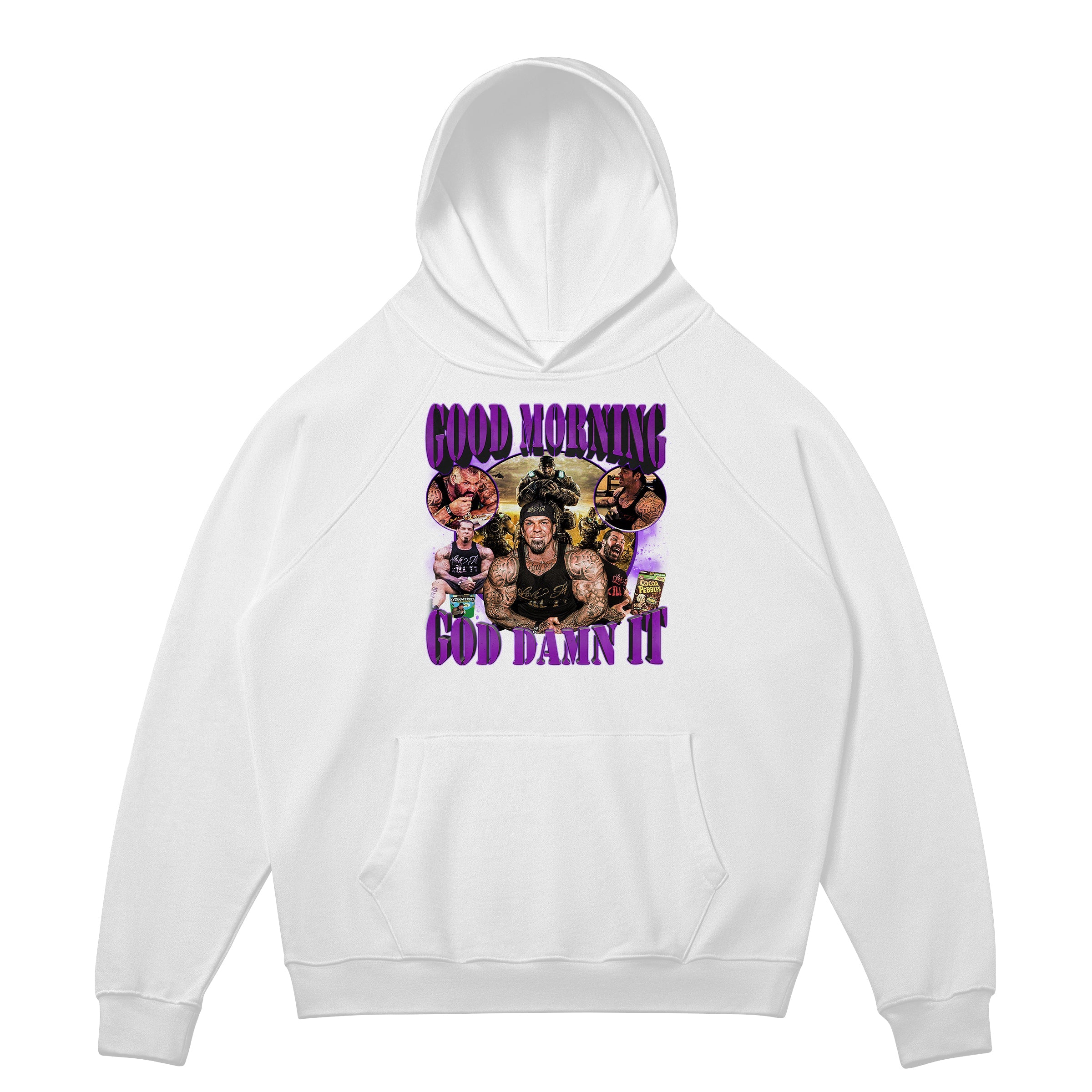 Good Morning | Hoodie - White / s