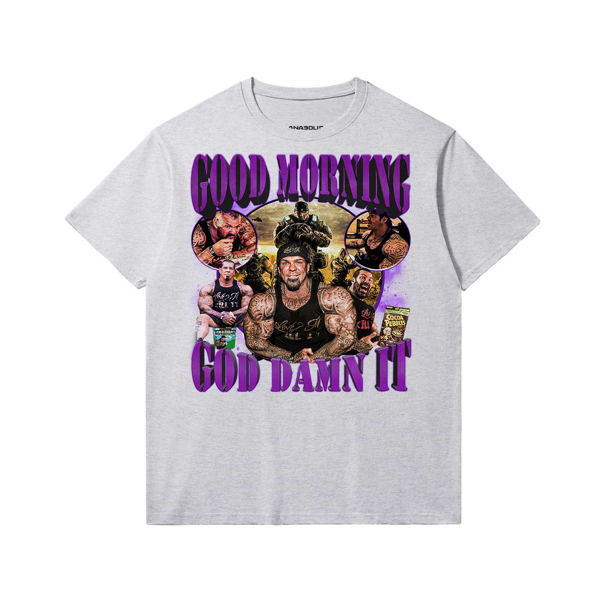 Good Morning | Slim Fit Heavyweight T-shirt - Medium Heather Gray / Xs