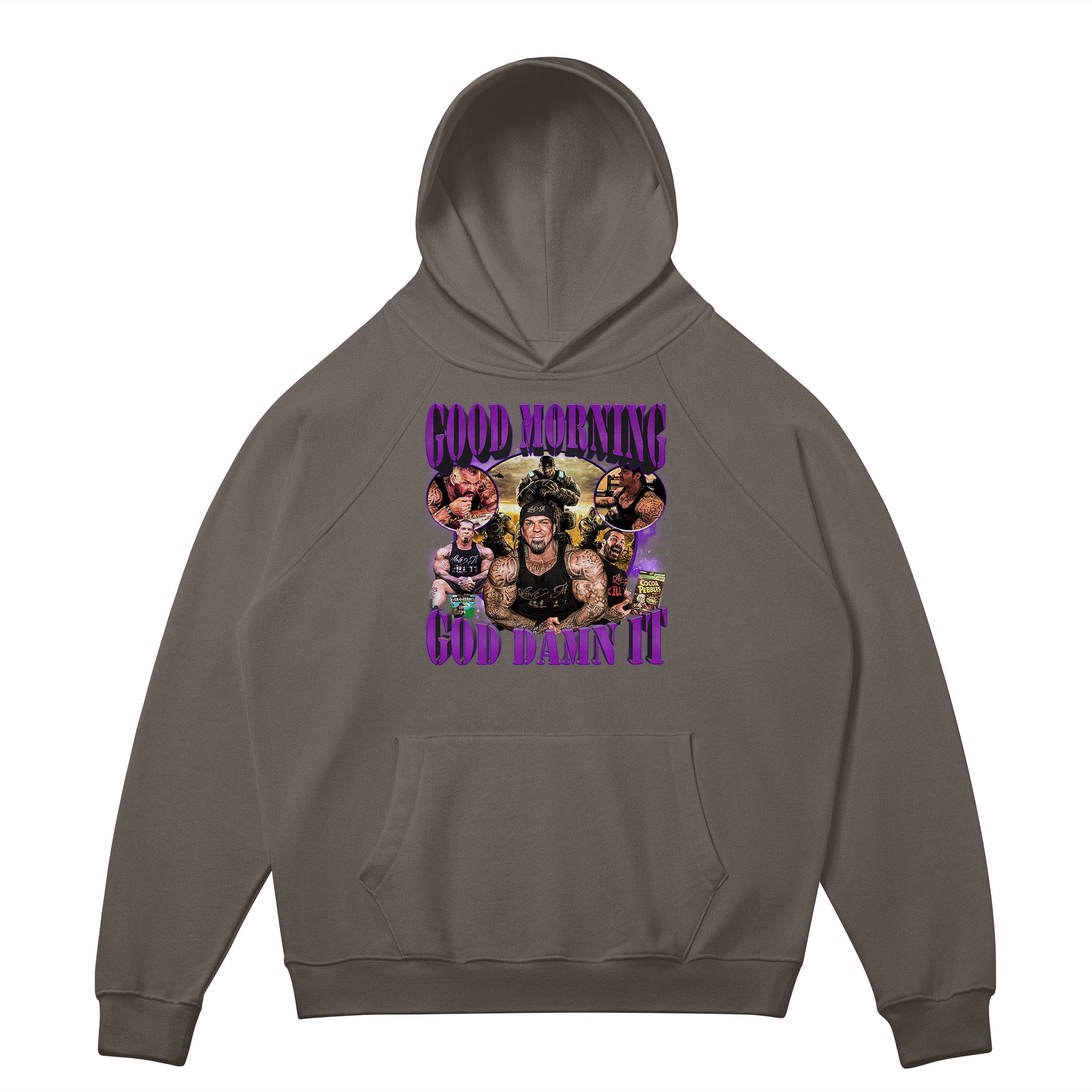 Good Morning | Hoodie - Charcoal Grey / s