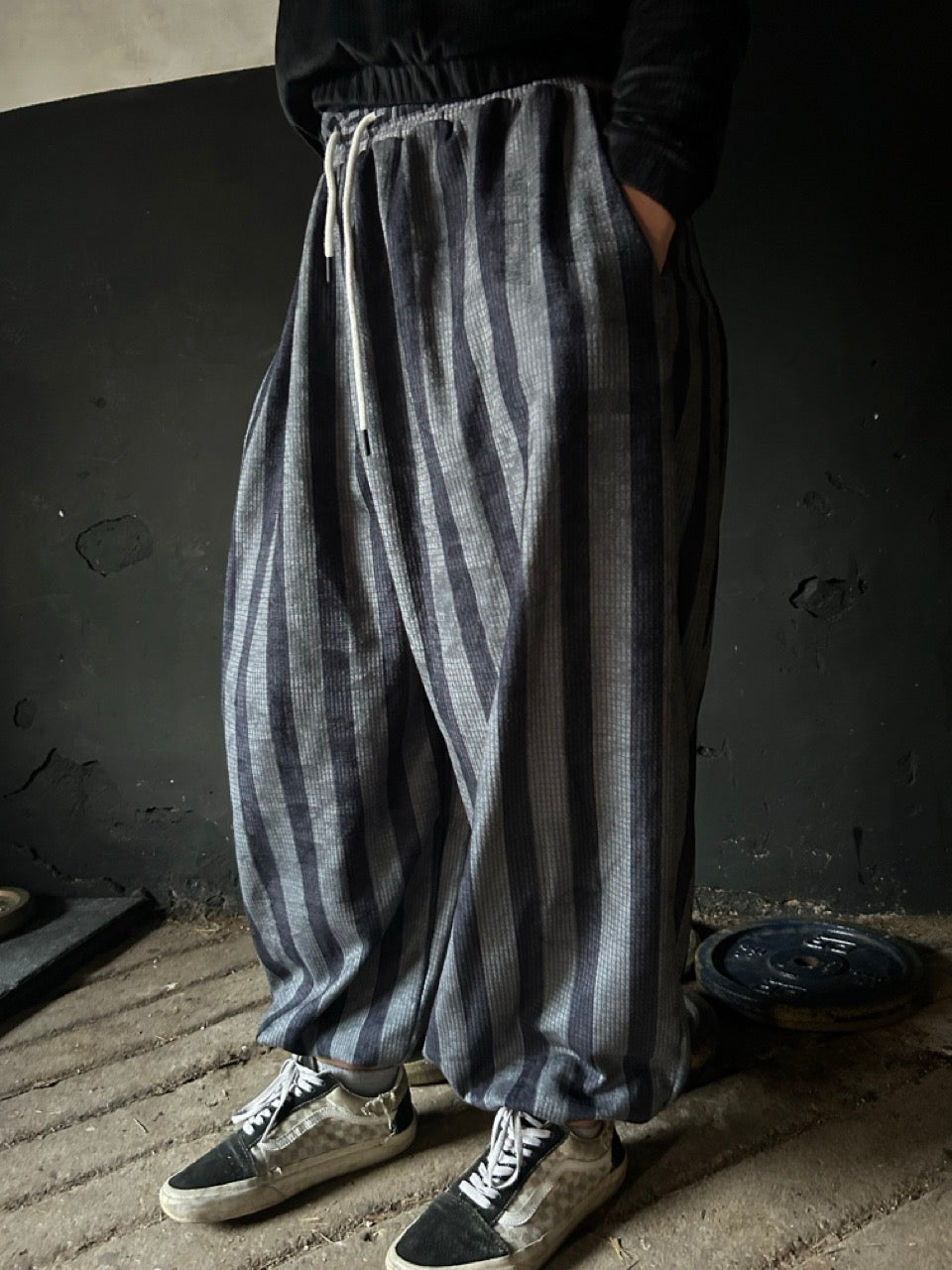 Bodybuilding Pants | Black & Grey